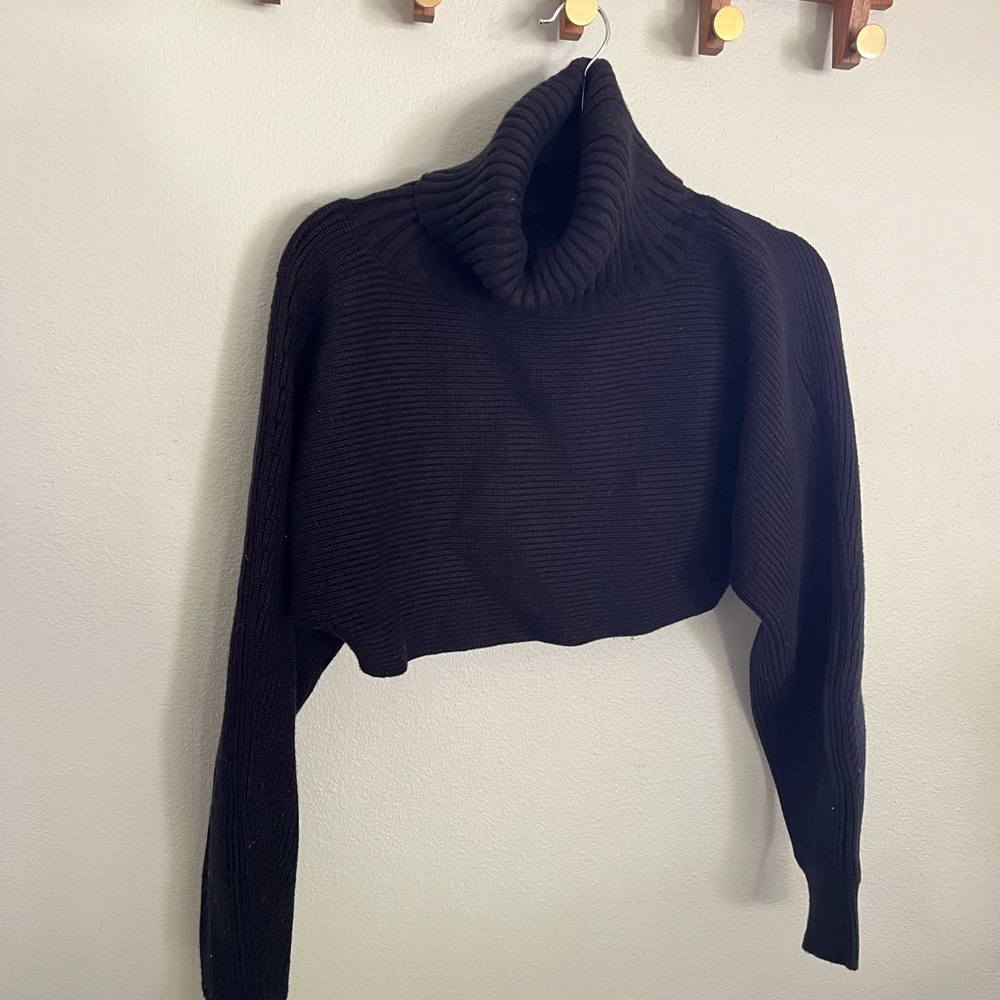Black Turtleneck Sweater